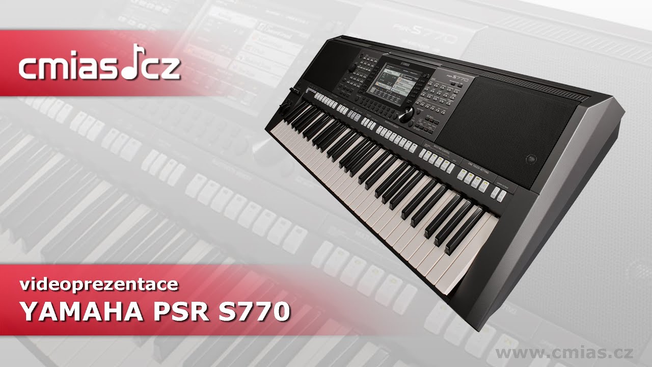 Yamaha PSR S770 (videoprezentace)