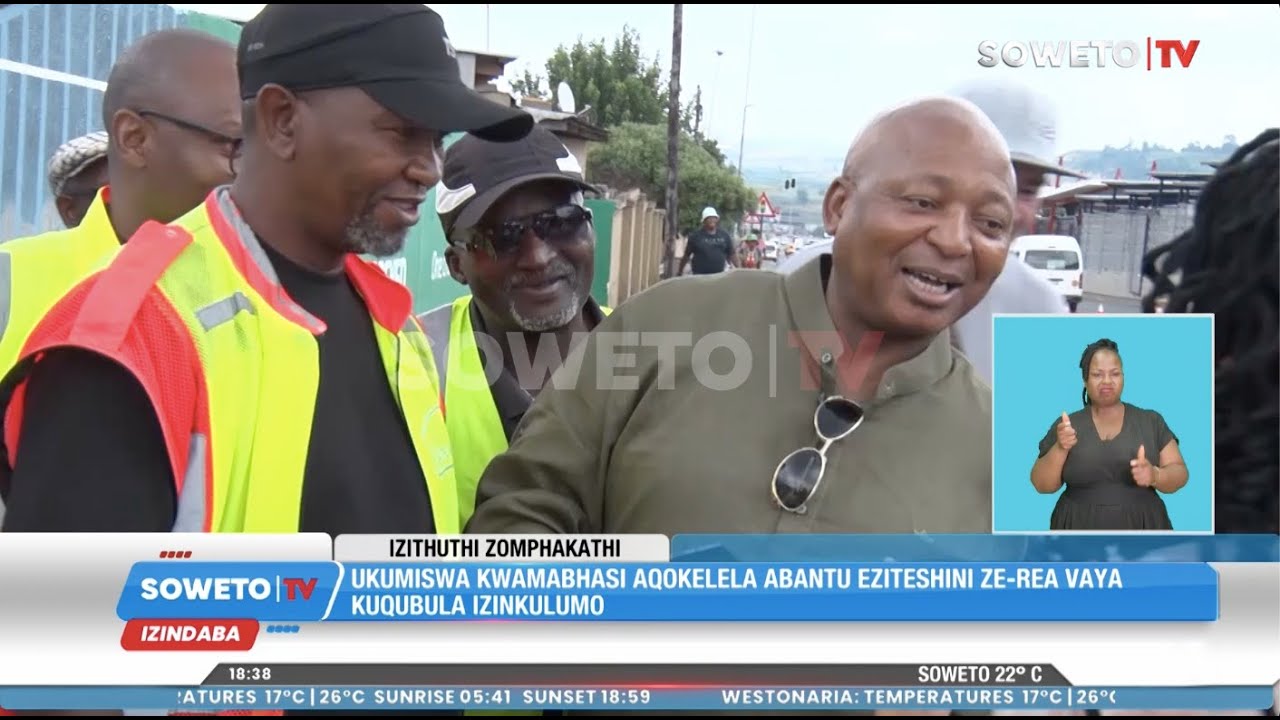 SOWETO TV NEWS | UKUMISWA KWAMABHASI AQOKELELA ABANTU EZITESHINI ZE-REA VAYA KUQUBULA IZINKULUMO