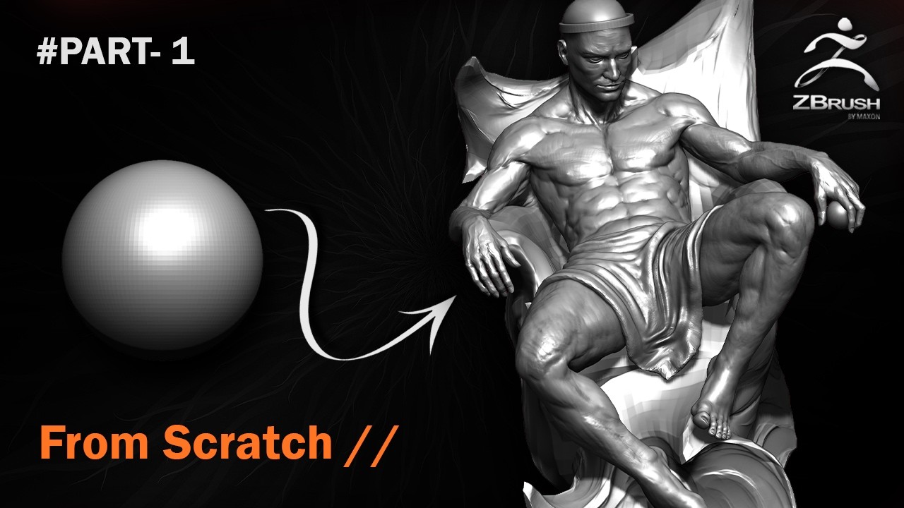 ZBrush Character Sculpt From Scratch | Part 1