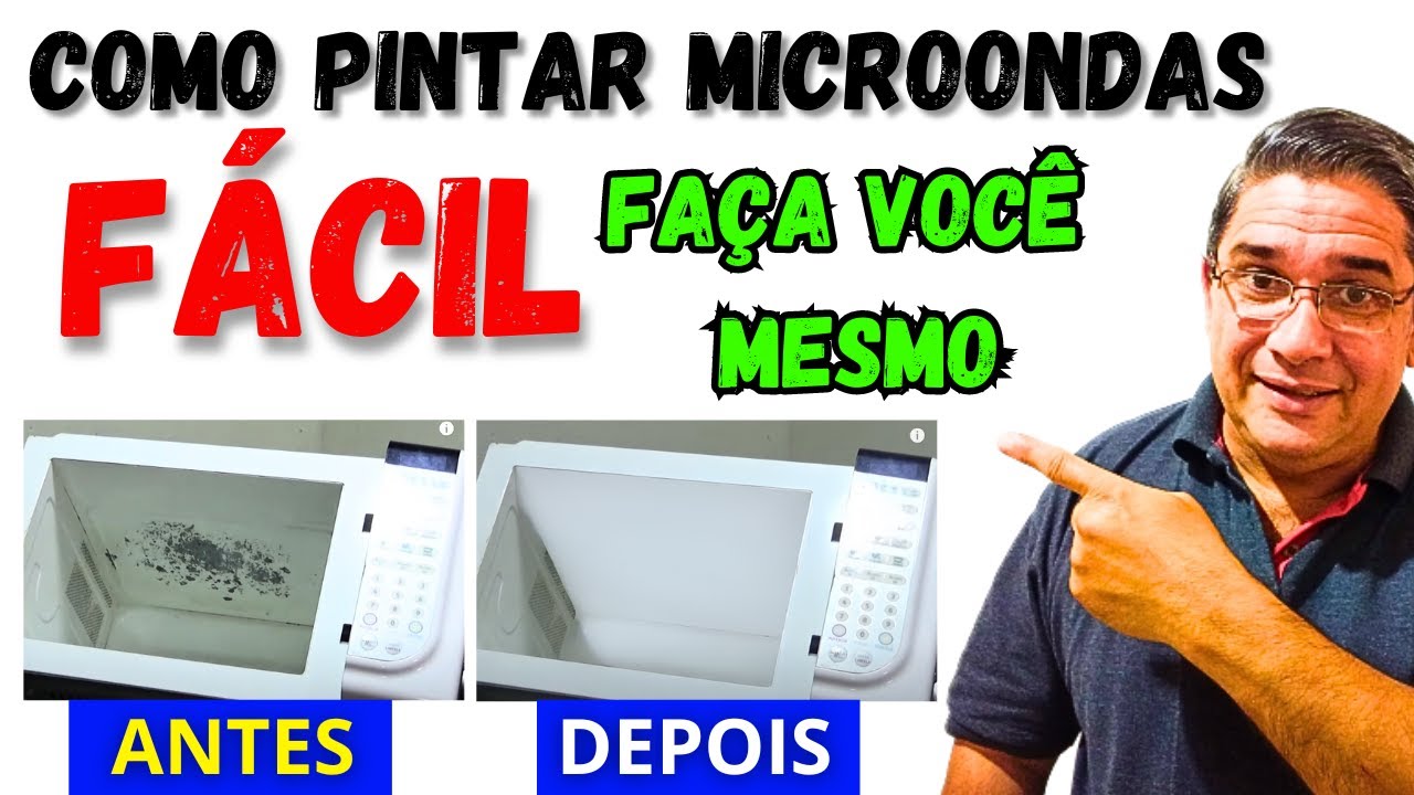 🔴Como Pintar Microondas por Dentro