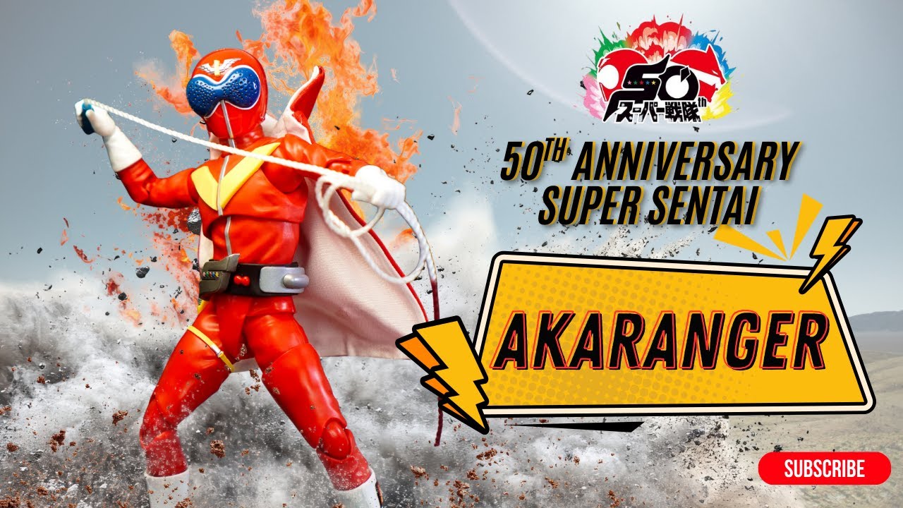 Review SHF Akaranger 50th Anniversary Super Sentai [Indonesia]