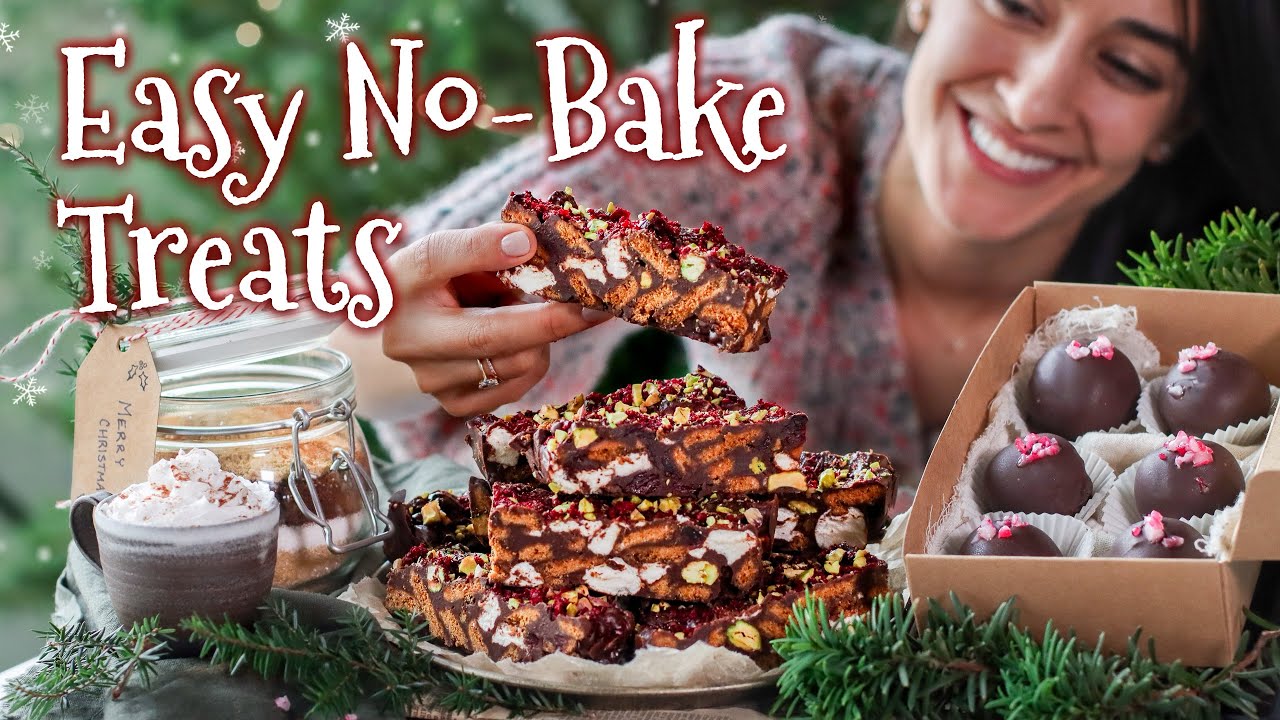 Easy NO-BAKE treats (perfect for the holidays) 🎄