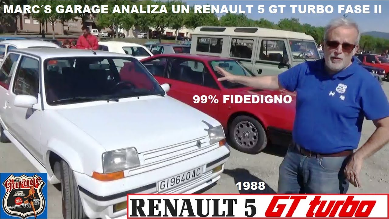 ▶️Marc´s Garage analiza un Renault 5 GT Turbo Fase II 99% fidedigno. #renault5