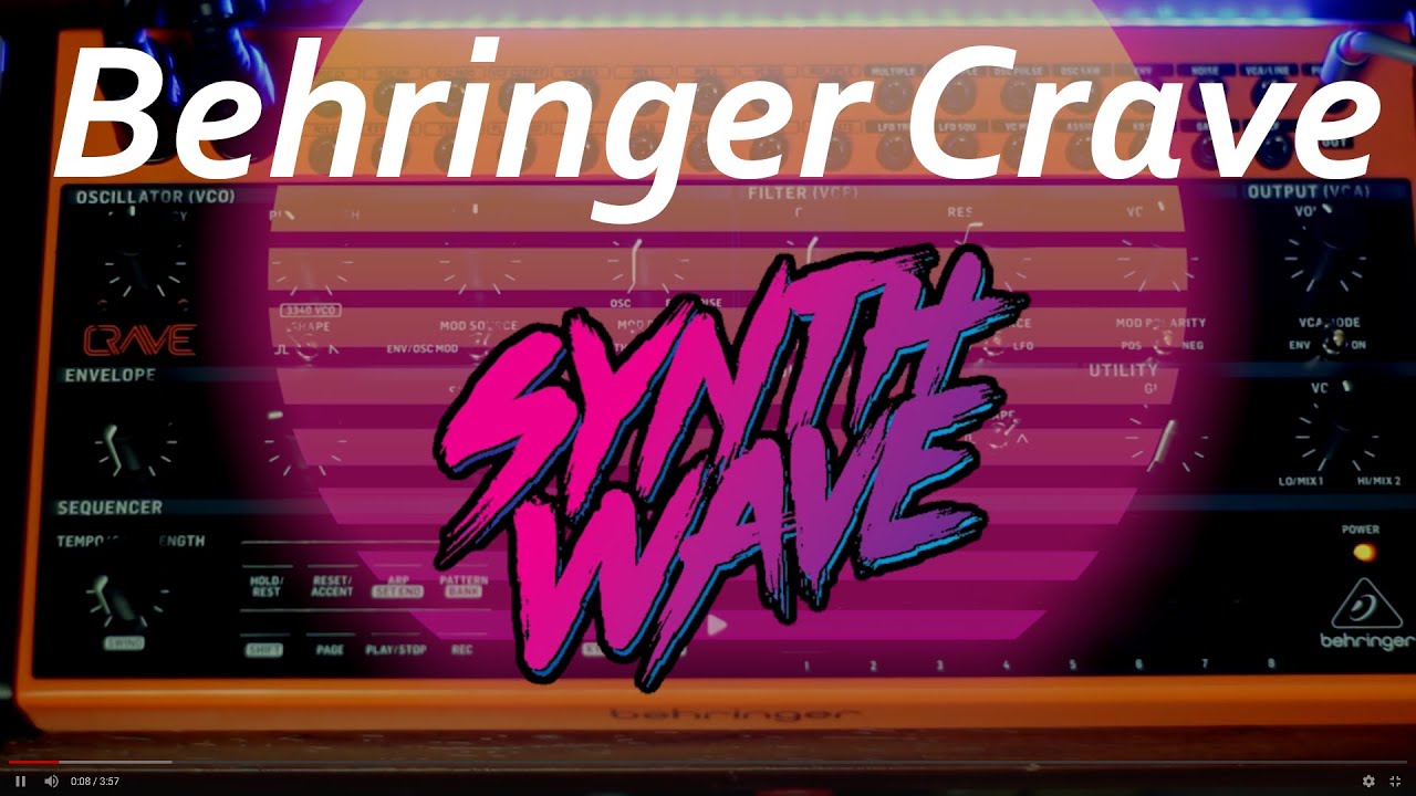 Behringer Crave (Best of Synthwave Bass)