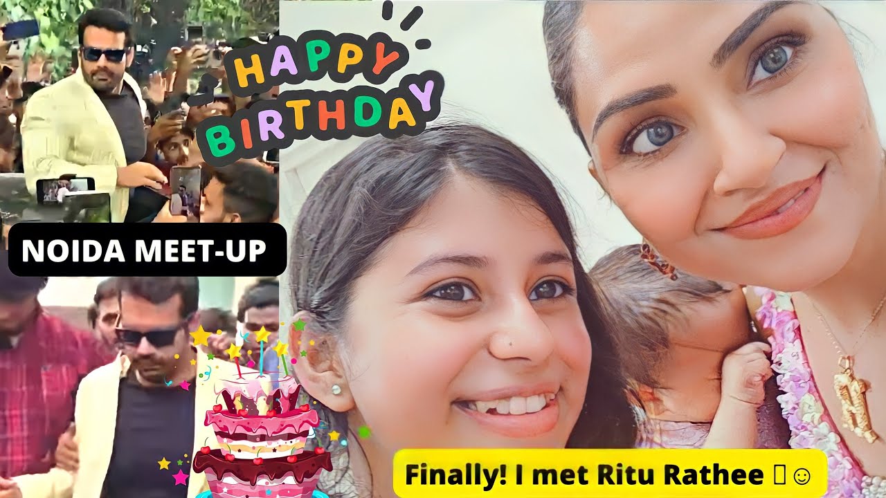 @FlyingBeast320 Birthday Celebration & Meetup in Noida | Finally I met Gaurav Taneja & Ritu Rathee