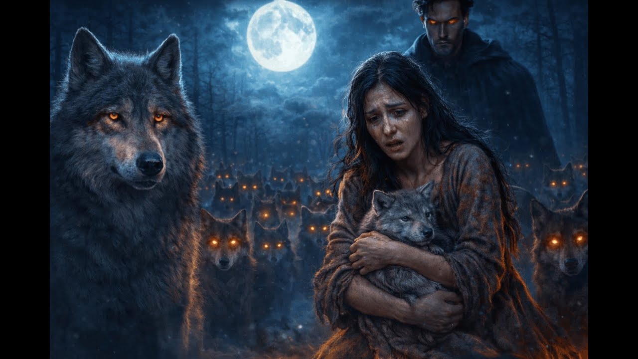 Poor Girl Feeds Starving Pup Her Last Bread — Wakes Up To See The ENTIRE Wolf Pack And Their KING