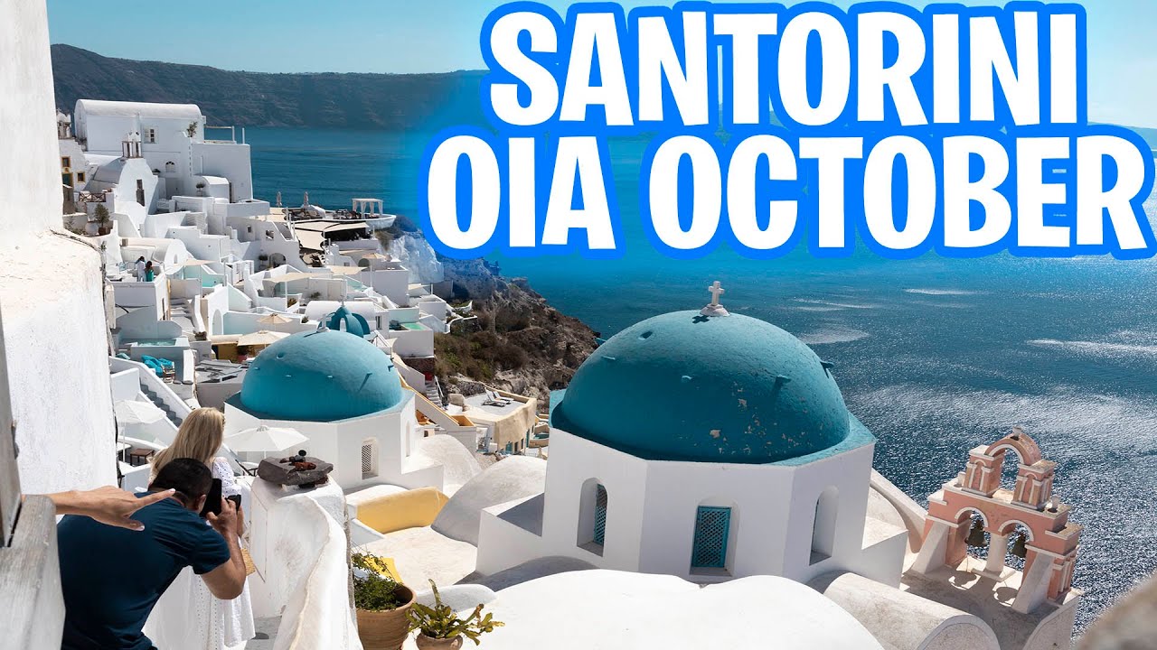 Oia, Santorini Walking Tour in October