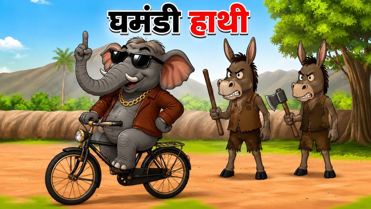 घमंडी हाथी की कहानी | Panchatantra Story in Hindi | Moral Story for Kids | Jungle Kahani 2026