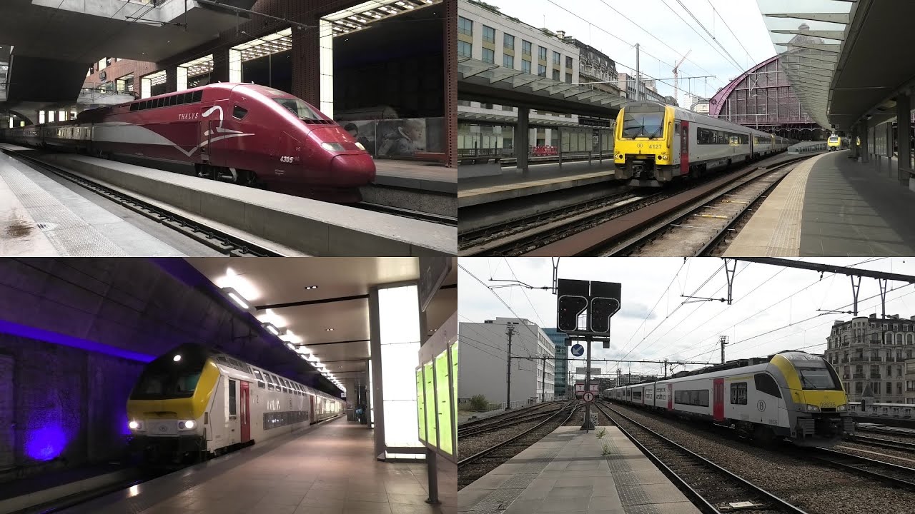 Bahnverkehr in Antwerpen Centraal🇧🇪 mit AR 41, Thalys, NS Intercity, M4 Wagen, AM80, HLE 27 uvm.