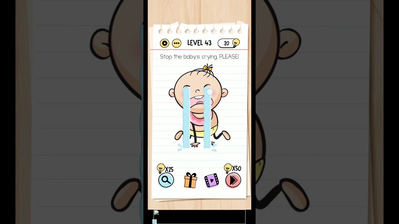 Brain test level 43 walkthrough
