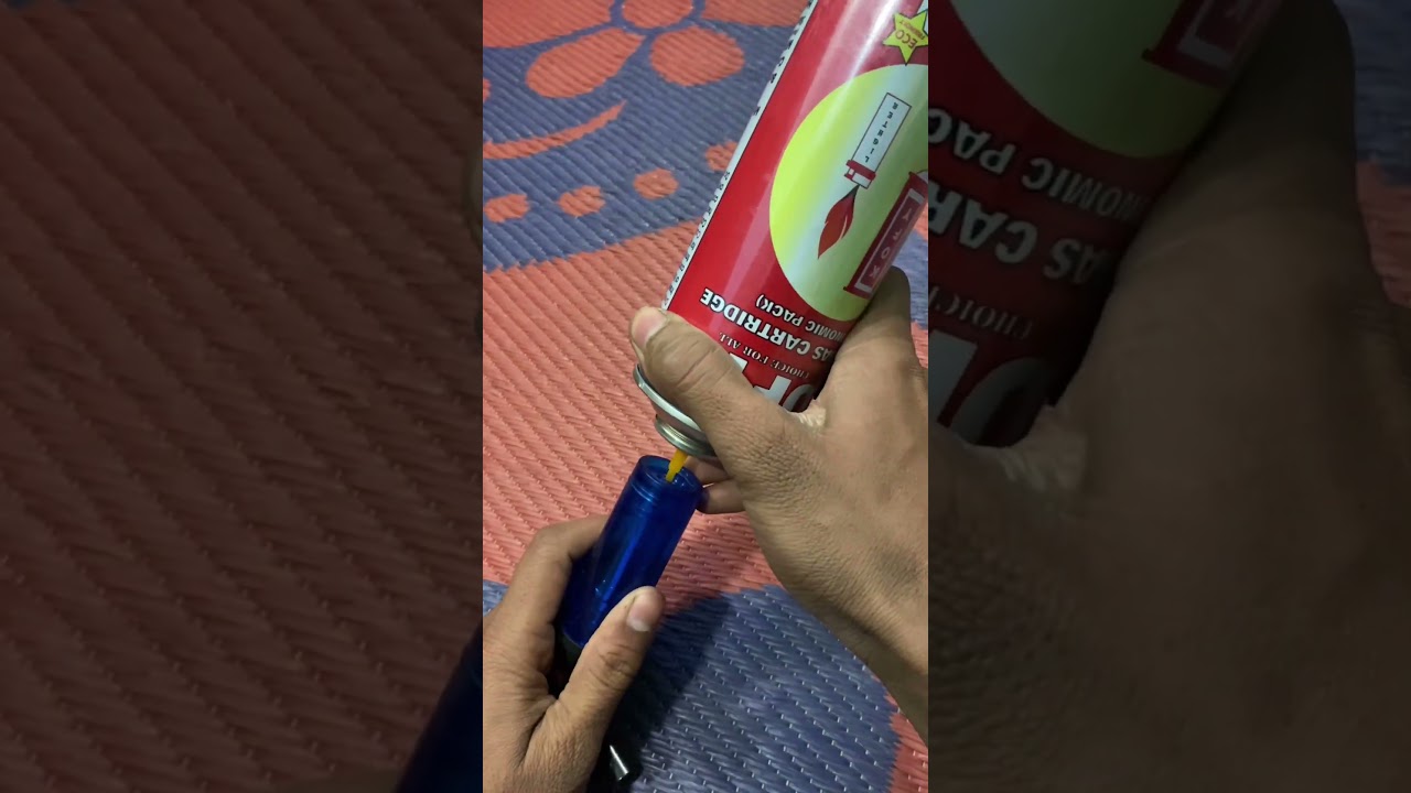 Refill Gas Lighter || Gas lighter refill #shortvideo