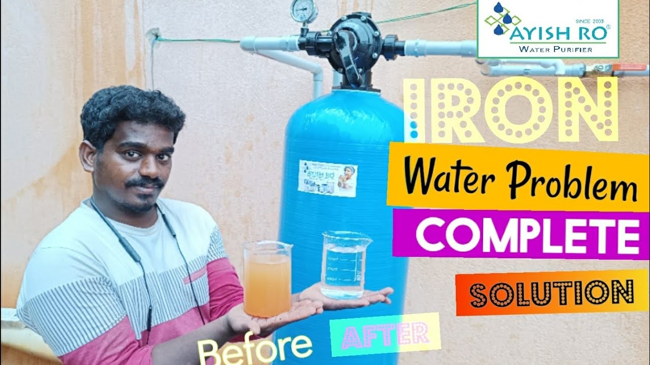 Water Filter | Iron Removal Water Filter From Vessel Filter | Vessel Filter Installation in Tamil
