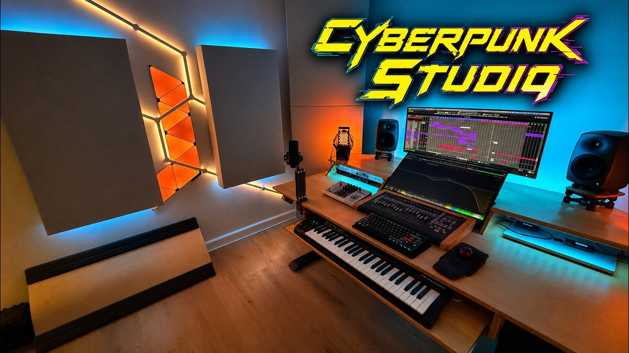 My INSANE New Home Studio Lighting Setup
