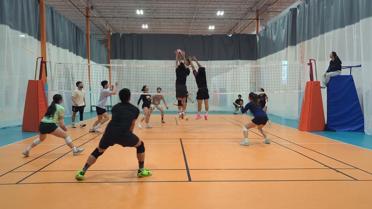 2026-03-14 OVT Coed Volleyball Tourney Semi Finals Set 1 Clap Clap Clap vs. Dat Weiiiiii