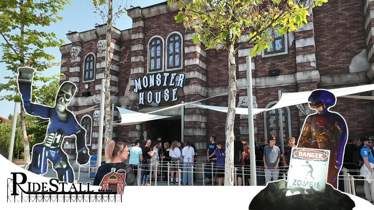 Monster House - ein Mix aus Geisterbahn und Monster Dark Ride im Energylandia Polen | POV Onride