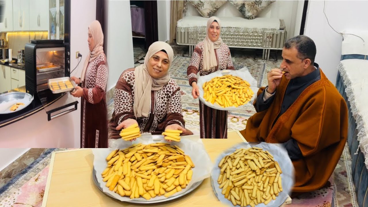 جوزى بيقولى مش كفايه نوم لحد كده 😱قومى اعملى حاجه حلوه ودفى البيت ملقتش غير شويه بسكويت 🥖كده عجب 👌