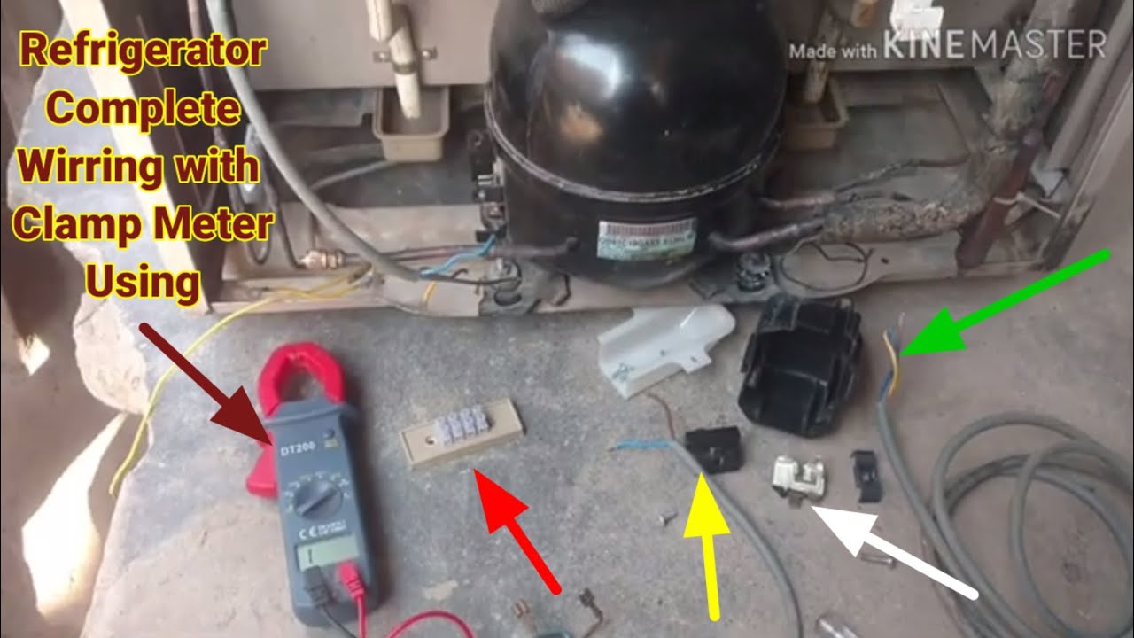Refrigerator electrical wiring|how to wiring of refrigerator|fridge ki electrical wiring in hindi