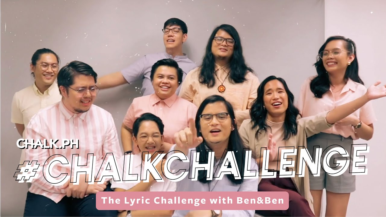 Ben&Ben Takes On The Lyric Challenge | #ChalkChallenge