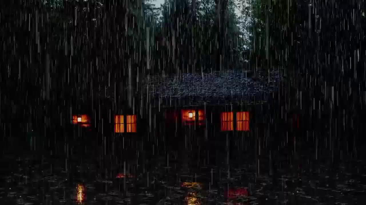 Night Rain in a Remote Rainforest – Pure Rain Noise for Sleeping and Relaxing