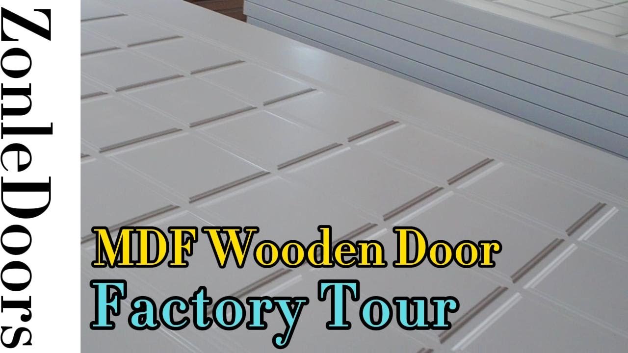 ZonleDoors MDF Wooden Door Factory Tour