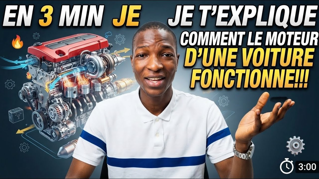 VOICI COMMENT FONCTIONNE UN MOTEUR ESSENCE #cotedivoire #automobile