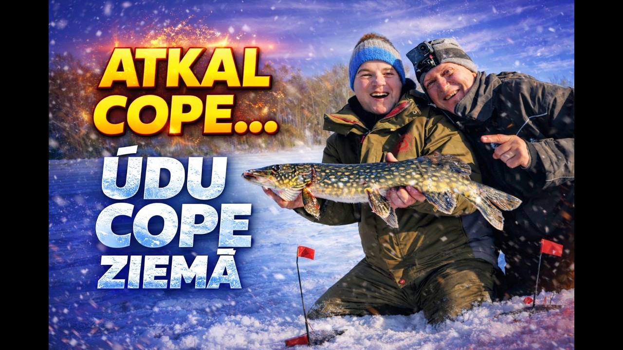 ATKAL COPE... / S1E4 / ūdu cope ziemā, satrakojies pavārs, izdzīvošanas soma, zemūdens kameras tests