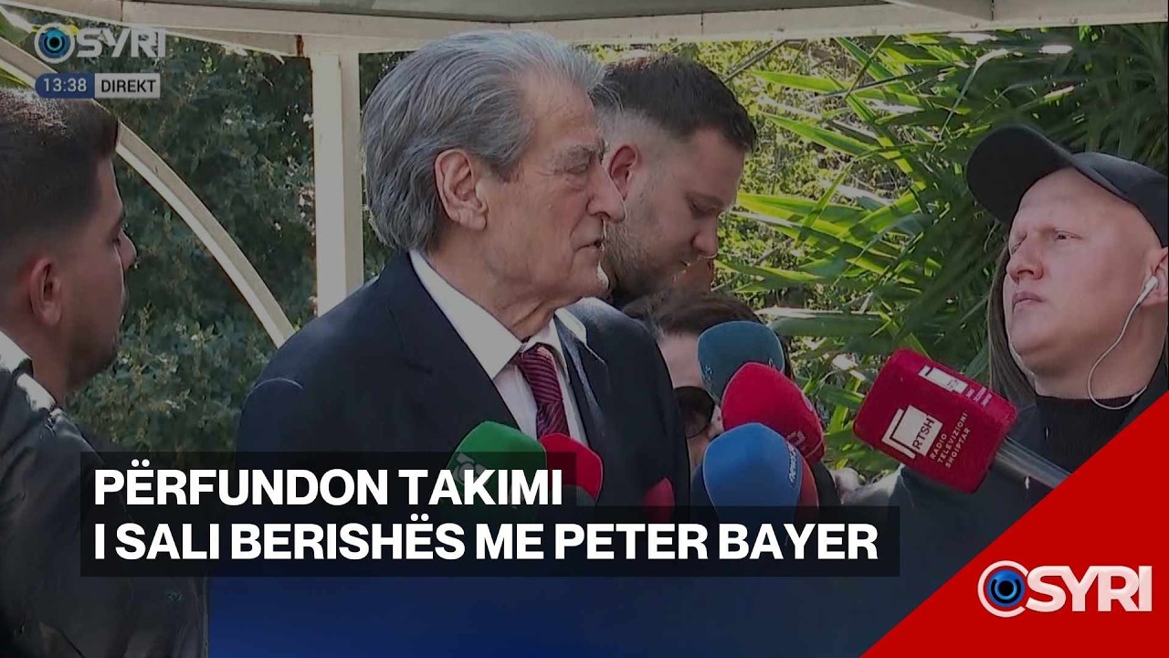 Përfundon takimi i Sali Berishës me Peter Bayer