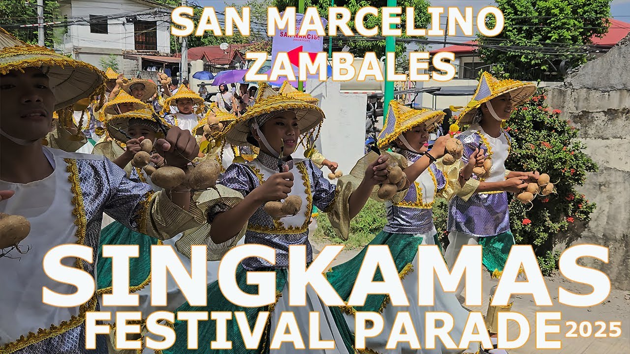 SINGKAMAS FESTIVAL PARADE 2025 SAN MARCELINO ZAMBALES PHILIPPINES [4K HDR]