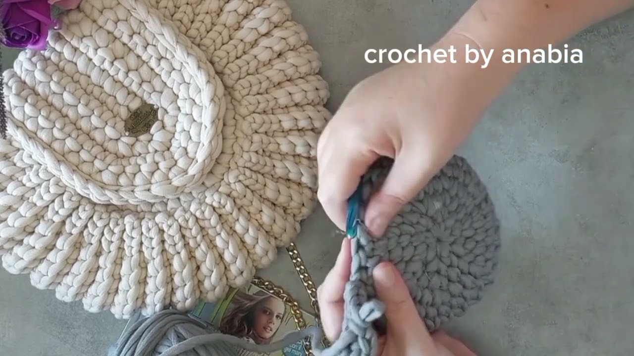 How to make crochet bag tutorial #crochet #crochetcrosai #bag#crochetbyanabia