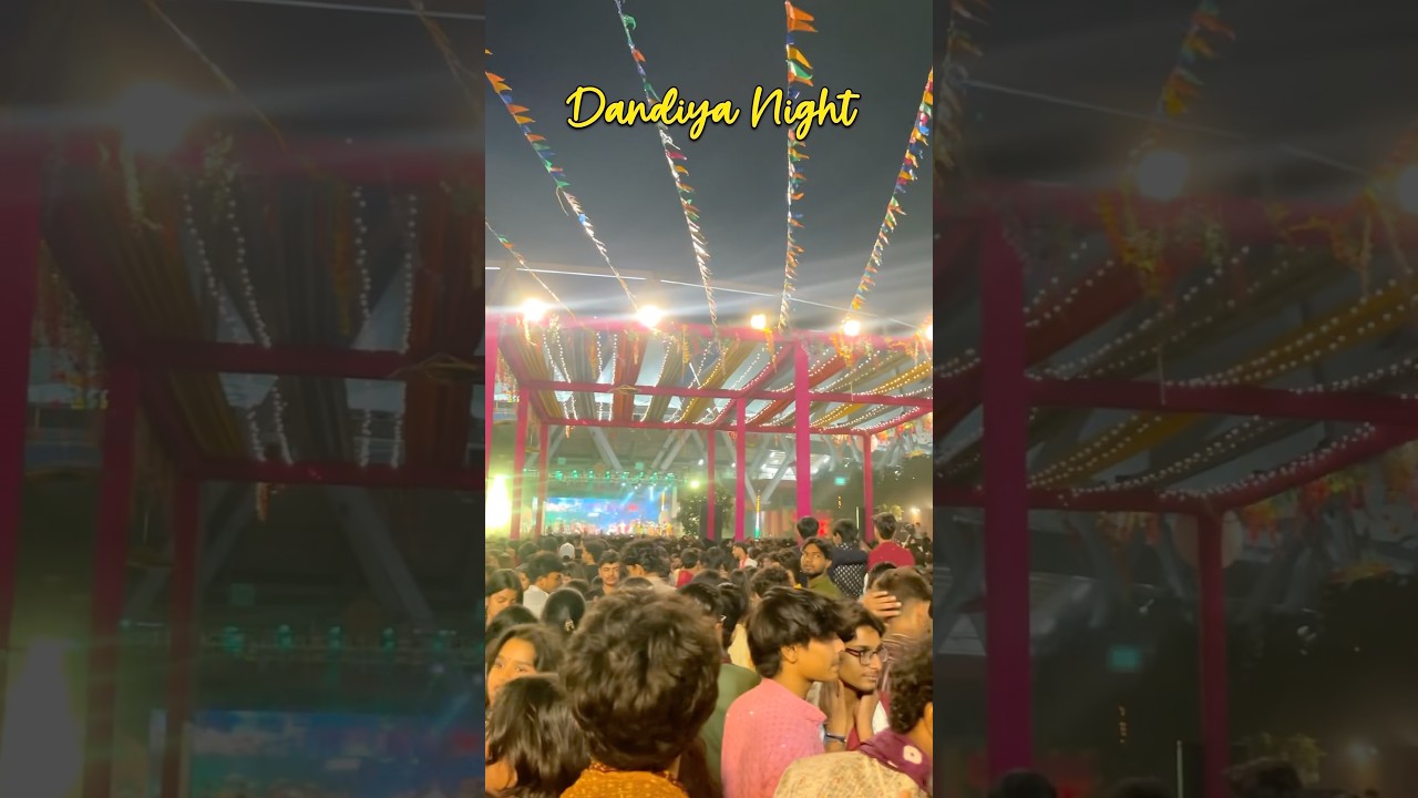 Dandiya Night 💃🏻11/100 | #dandiya #dandiyanight #enjoyment #durgapuja #event #fyp