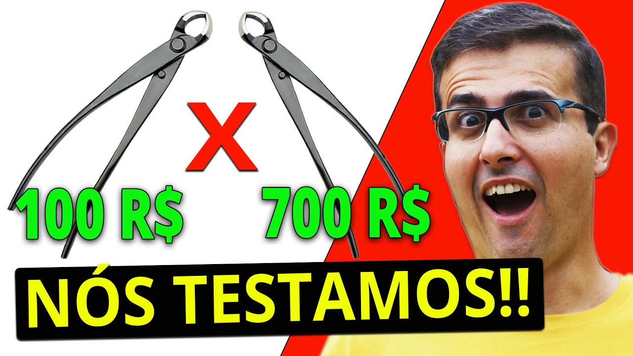 Alicate de bonsai de 700 Reais X de 100 - O resultado vai te Surpreender!!