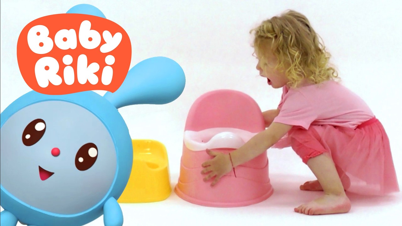 🚽 Învățăm să folosim olița împreună | BabyRiki în Română | Desene Animate Educative pentru Copii