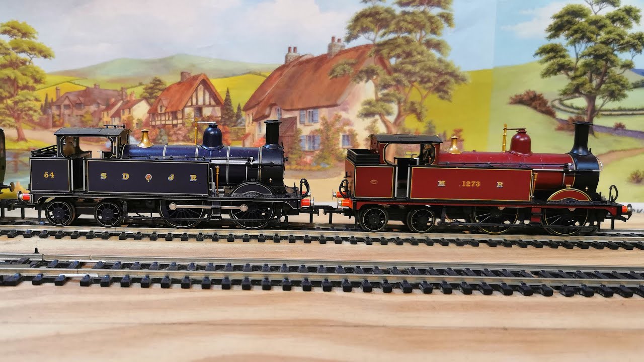 BACHMANN DOUBLE HEADER MR 1P CLASS & SDJR 1P CLASS WITH 6 WHEEL COACHES SHORT RUNNING SESSION