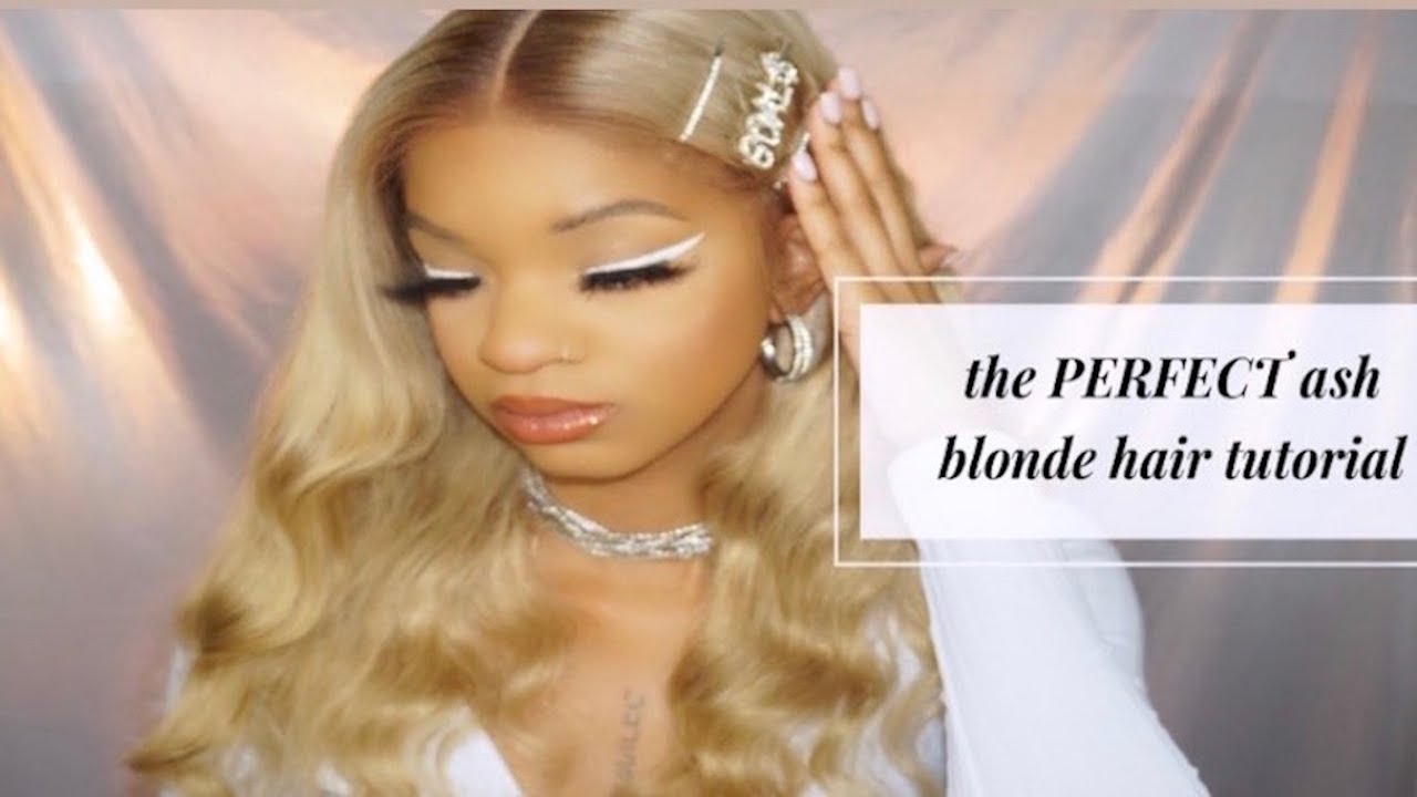 ash blonde hair tutorial on 613 hair | lemonadee jade
