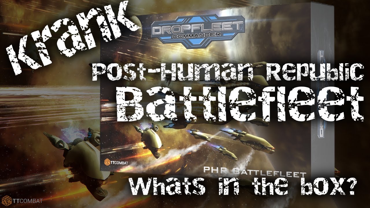 What's in the box? A PHR Battlefleet for Dropfleet Commander!