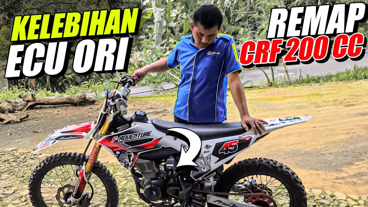 REMAP CRF 200 CC ‼️ INI KELEBIHAN ECU ORIGINAL CRF 150