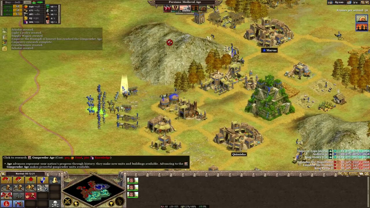 Rise of Nations Extended Edition 3vs3 tough battle game-play 2025 12 20 18 55