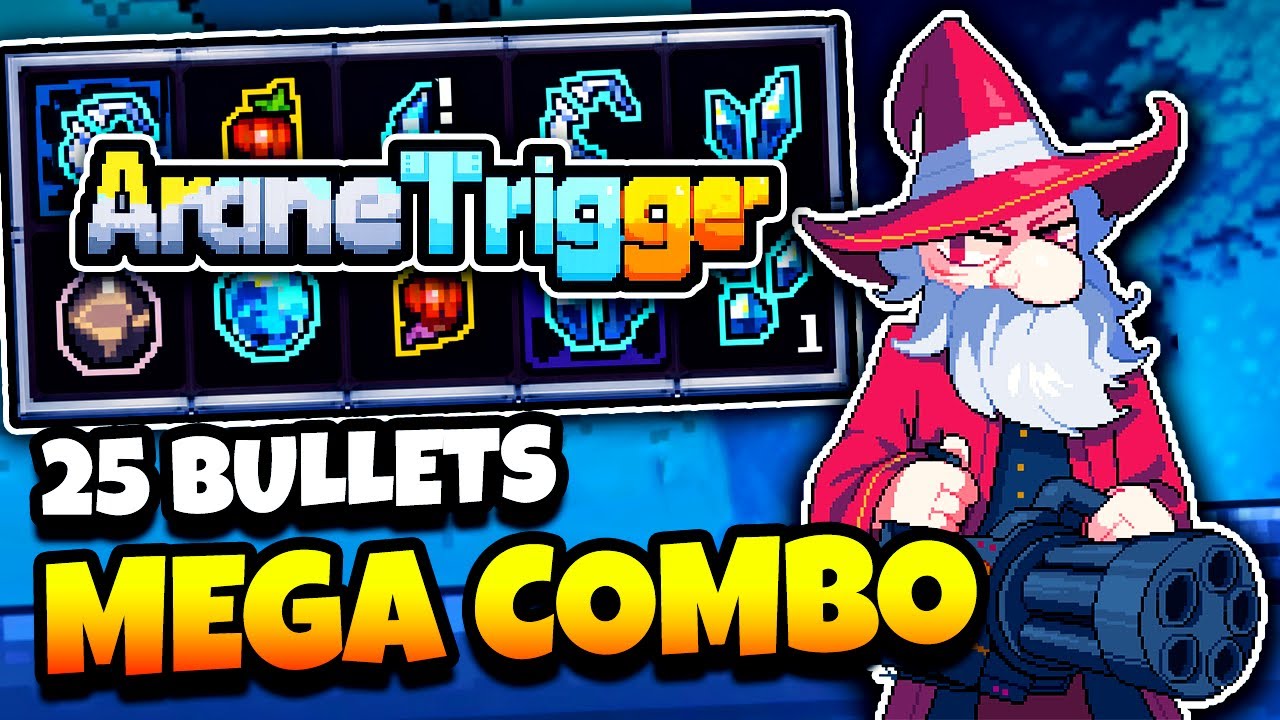 This MINI-GUN-Wielding Wizard Combos 25 Bullets Per Shot!