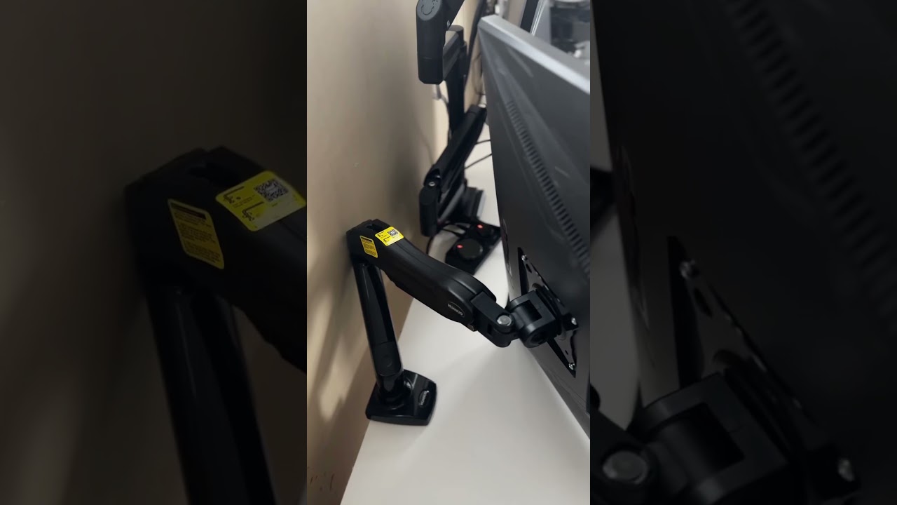 Coolest Single Arm Monitor Mount Ever! #HUANUO #gaming #computeraccessories