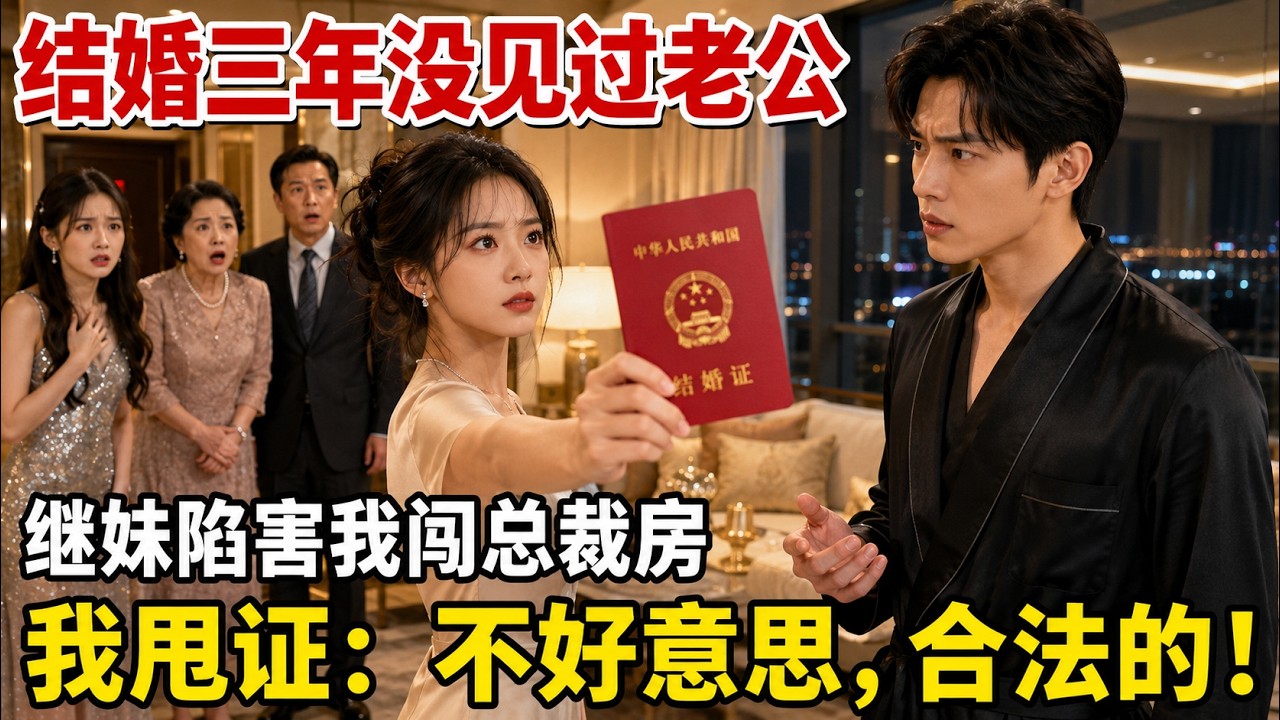 結婚3年 沒見過老公，被繼妹下藥 我誤闖總裁房間，一夜瘋狂後 他質問：“敢糟蹋我？” 我甩證冷笑：“合法的！”#雅婷講故事#為人處世#生活經驗#情感故事#晚年哲理#說故事#完結文#出軌