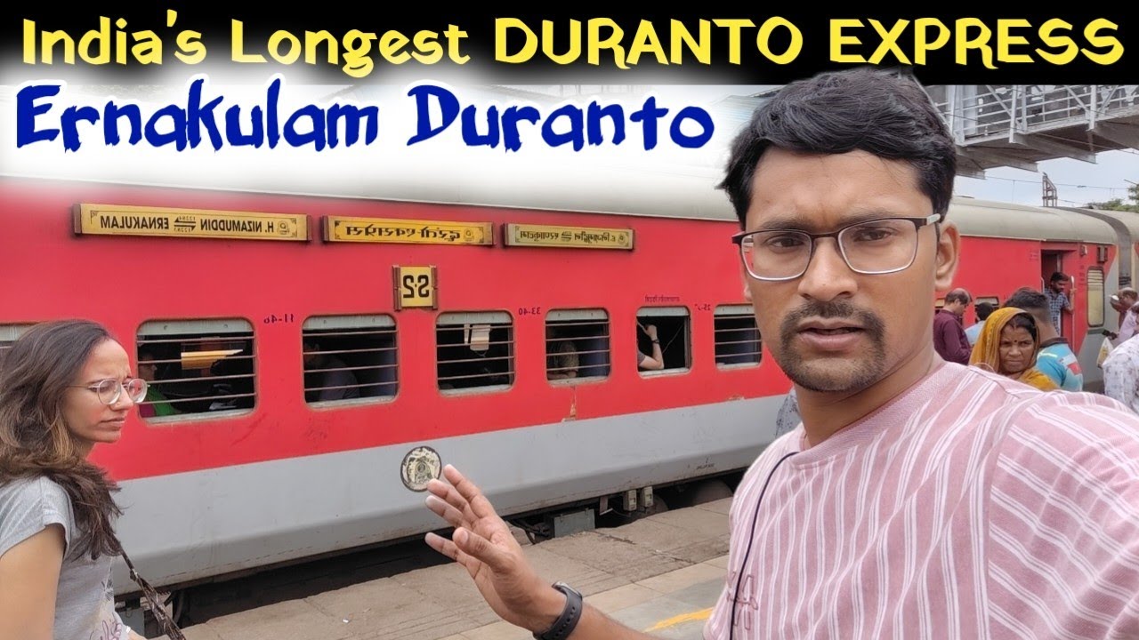 45hr Journey in Sleeper Class of 12284 Ernakulam Duronto || Delhi to Ernakulam Duronto Express