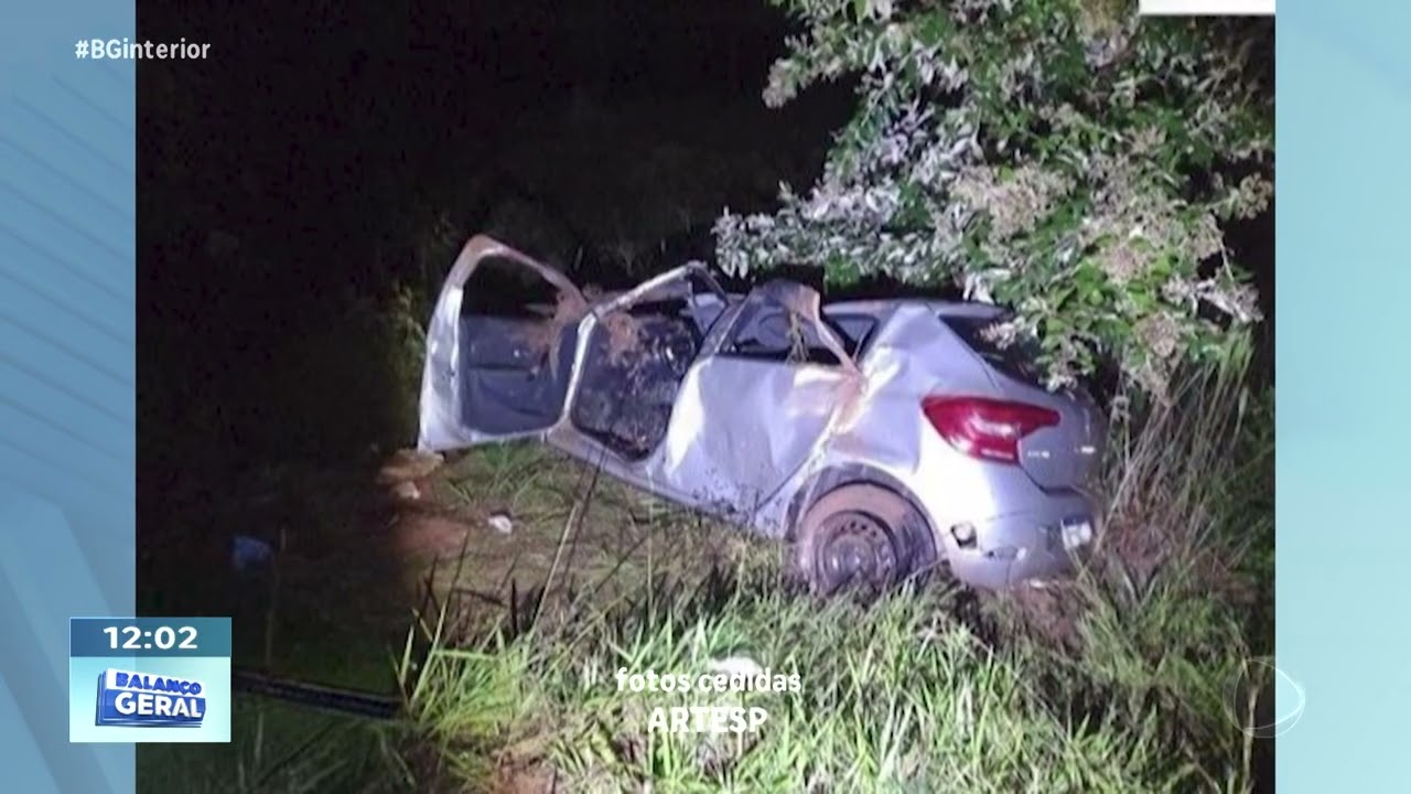 Acidente fatal em Cerqueira César: motorista morreu após capotar na Castelo