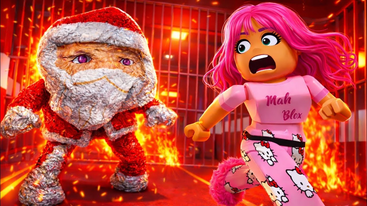 FUJA DA PRISÃO DO GOO GOO GA GA ASSUSTADOR DO ROBLOX 