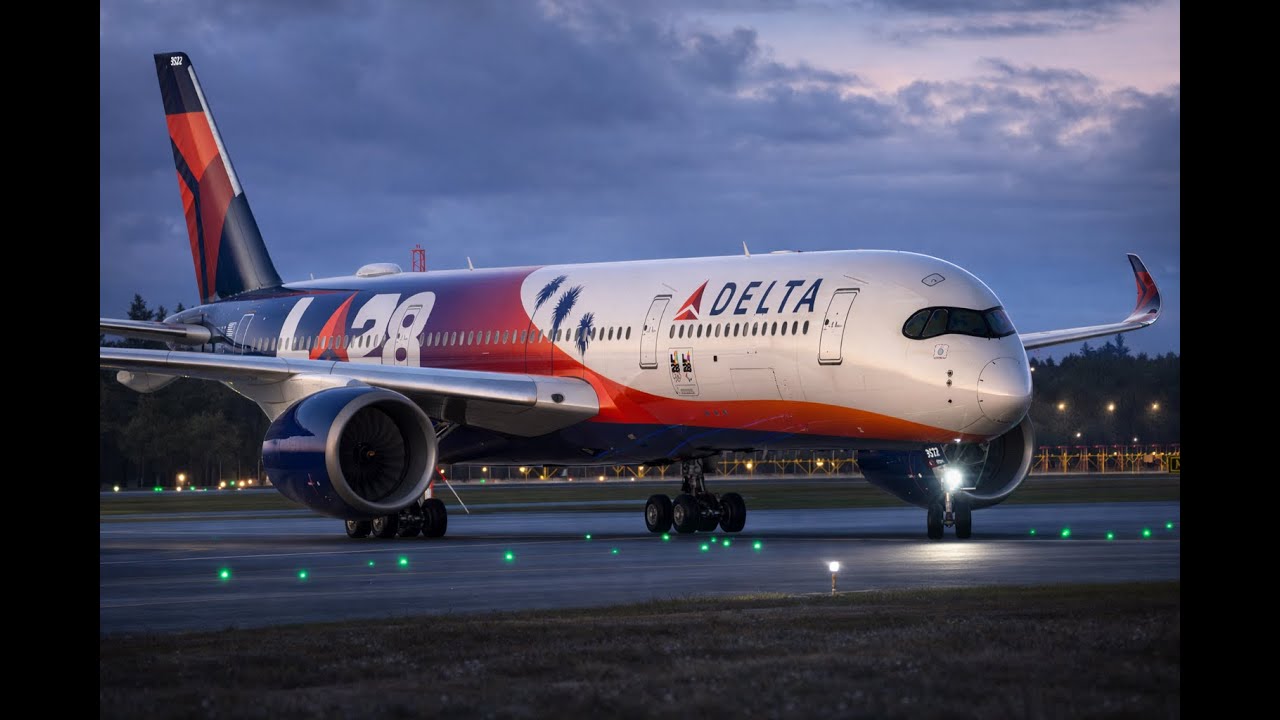 Atlanta A350 landing