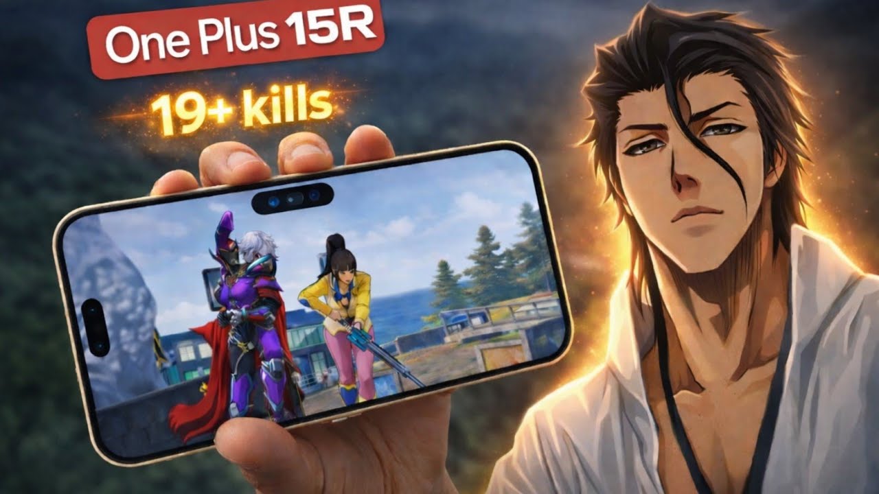 One Plus 15R! 19+ Kills In Phone 😱📱Woodpeeker + MP40 Combo 😍🔥Free Fire Max Solo Vs Squad
