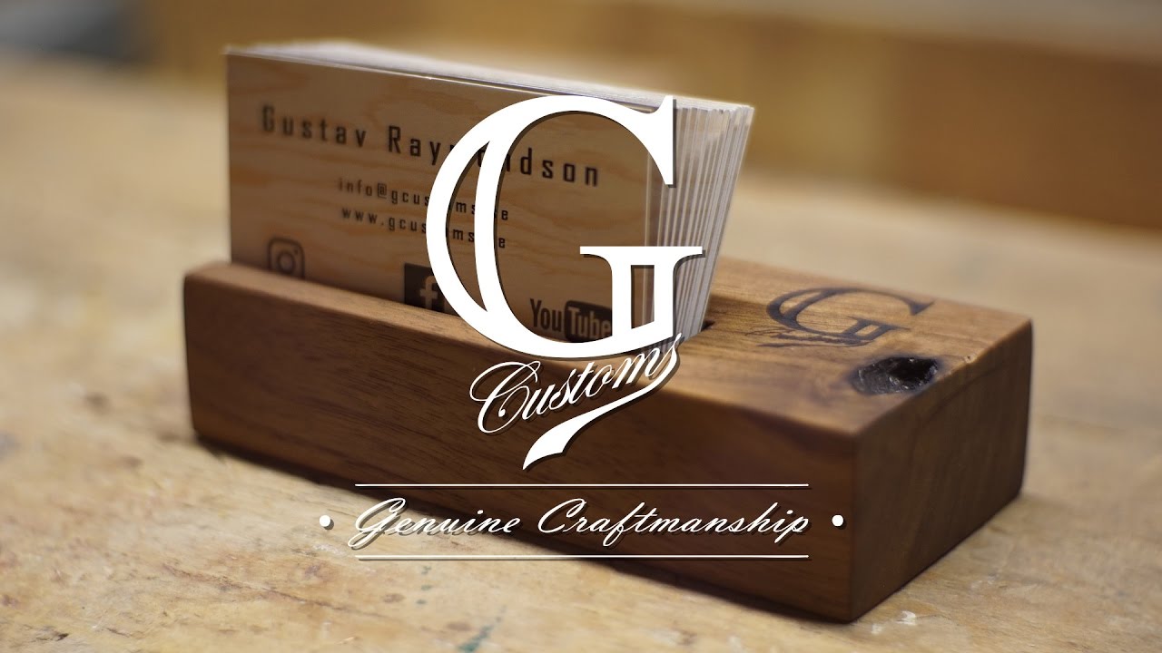 Making - Business card display ft. "Making it podcast"