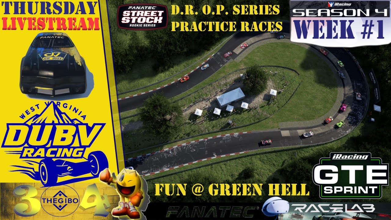 DVR PRESENTS:  🎮  IRACING  🏆 SEASON 4 - RANDOM RACE NIGHT & MORE RACES @ THE BURG  🎥 PSVR2 BROADCAST