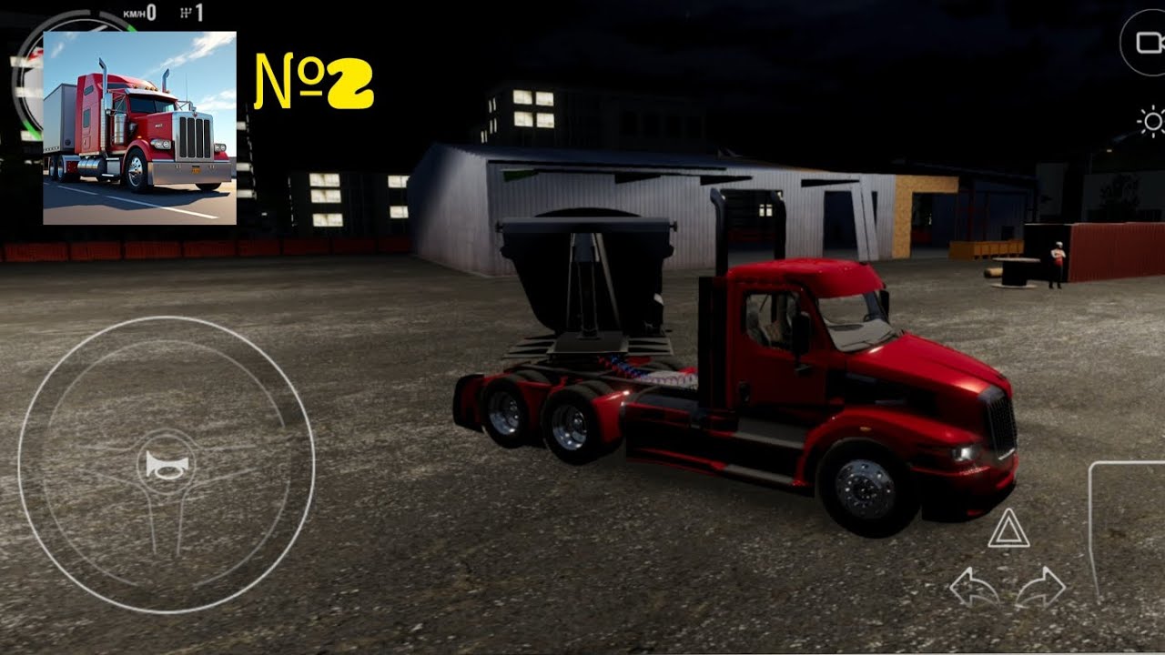 Largo viaje en truck simulator big rigs #2