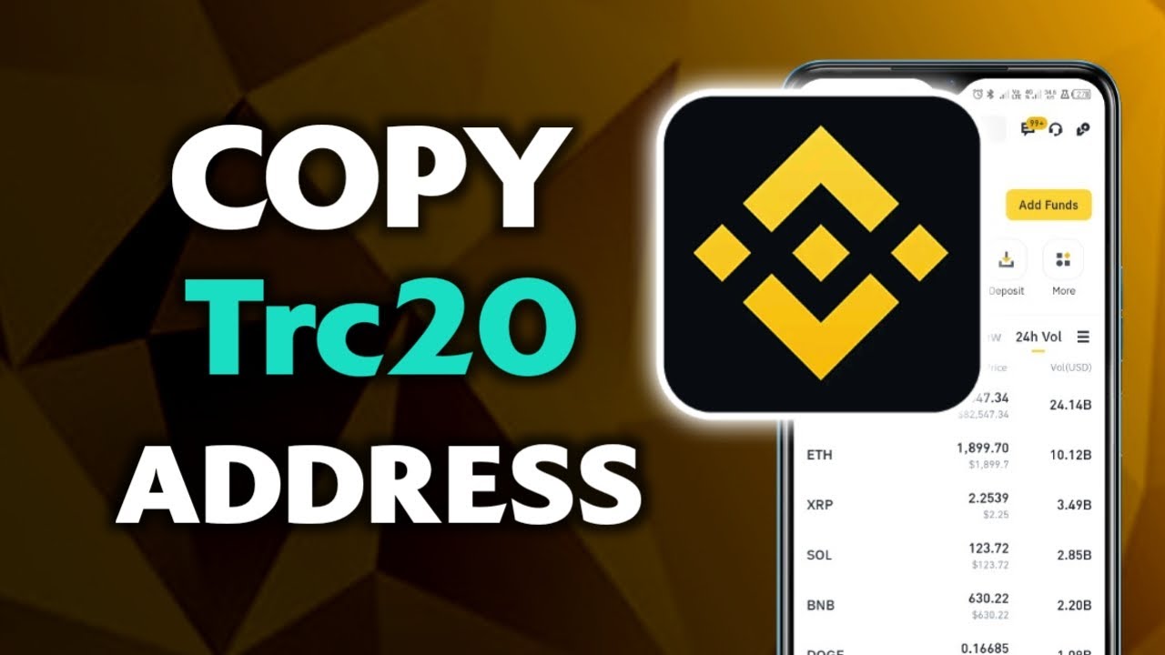 How To Copy My Trc20 Wallet Address On Binance