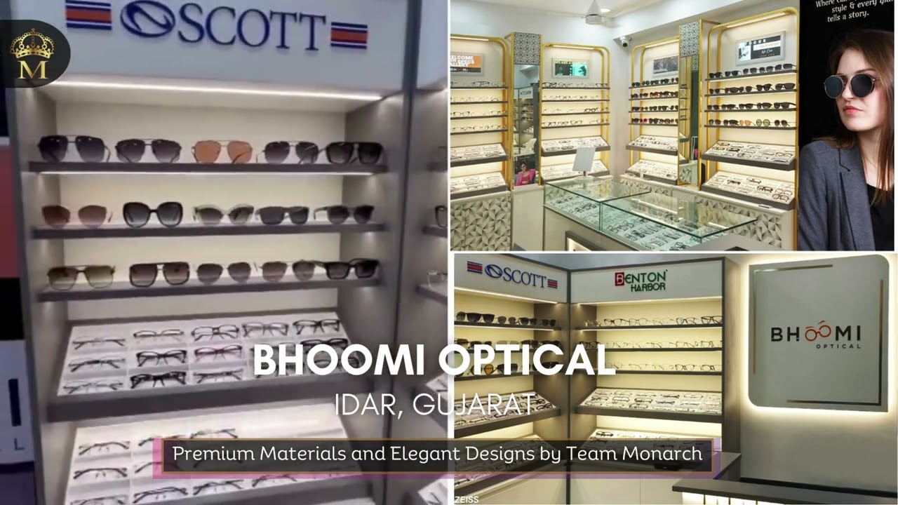 Optical Retail Shop Design by The Monarch Enterprises !!